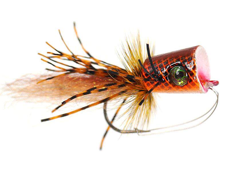 Set Da 6 Mosche Artificiali Popper Minkies Nere Per Pesca A Mosca, Taglia 10. Ideali Per La Pesca Alla Trota, Galleggianti E Realizzate In Pelo. Marca Fly Fishing By J R Bartley.