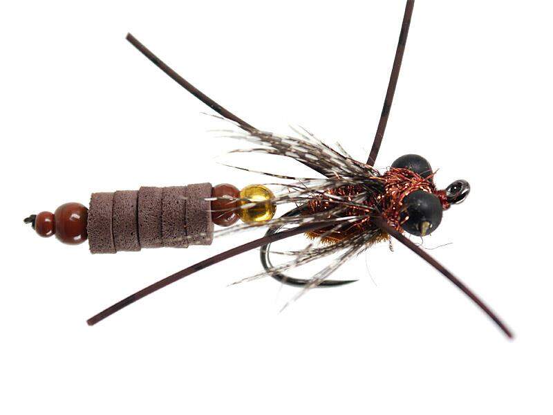 Fritz 1200 6 Mosche Da Pesca Barbless Bread Fly Marrone - Taglia 10/12, Per Carpa, Trota, Bass, Mullet Mosche Da Pesca Senza Ardiglione - Foto 2