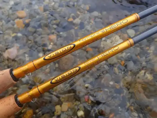 Test attrezzatura: Vision RIVER HERO vs. NYMPHING HERO² - Recensione canne da mosca: River Hero &amp; Nymphing Hero²