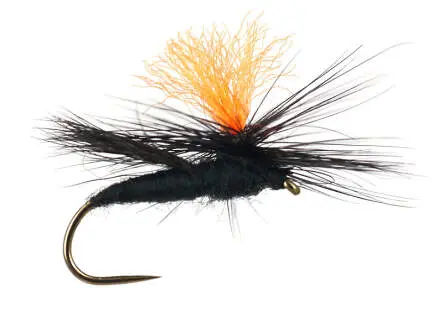 High Viz Parachute Caddis Black BL 10