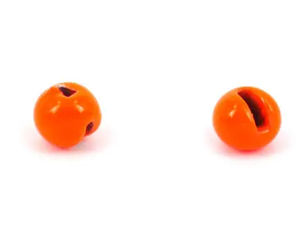 Palline in tungsteno con taglio - FLUO ARANCIONE - 10 pz....