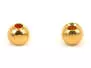 Messing Kopfperlen - GOLD - 25 Stk.