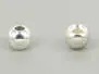 Palline in ottone - ARGENTO - 25 pz. - 3,2 mm