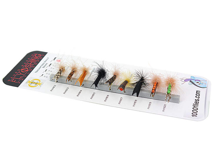 Set Trichoptera (Adult Sedge) - XL - 9 mosche
