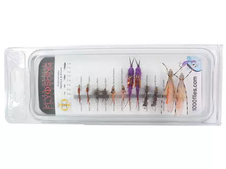 Set Plecoptera (Needle & Stone) - XXL - 12 Fliegen