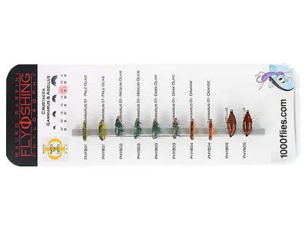Set Crustacea (Gammarus & Asellus) - S - 10 mosche