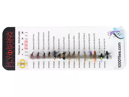 Set mosche Temolo - XS - 15 mosche