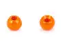 Tungsten Kopfperlen - METALLIC ORANGE - 10 Stk. - 3,5 mm