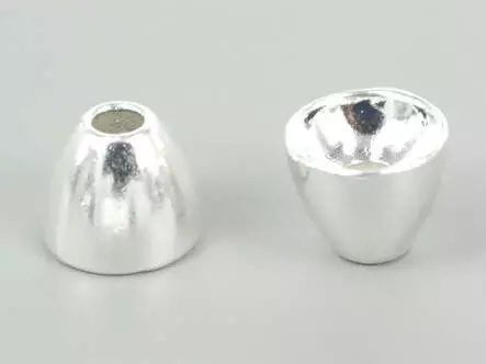 Tungsten Coneheads - SILBER - 10 Stk. - 6 x 4,8 mm