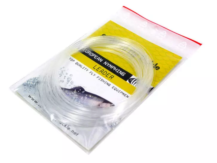 Finale conico sft EUROPEAN NYMPHING LEADER - 900 cm - uv blu (trasparente)