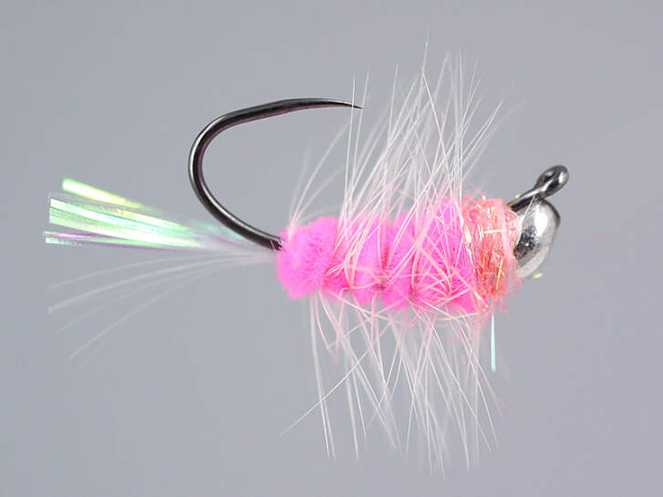 Mosca Sei Geometra Tungsteno Euro Ninfa – Perlina 3,2 Mm Misura 16, Per Pesca A Mosca