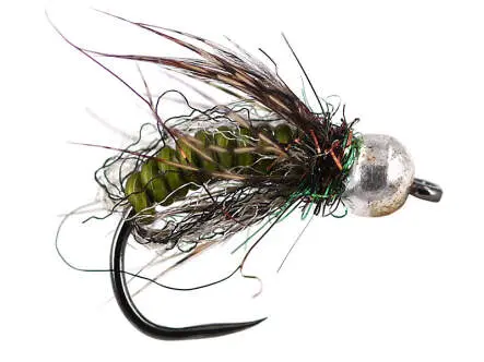 Green Comp. Caddis Naturfil Pupa TG BL 12