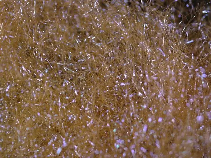 UV-ICE DUBBING hotfly - 1 g - light brown olive uv