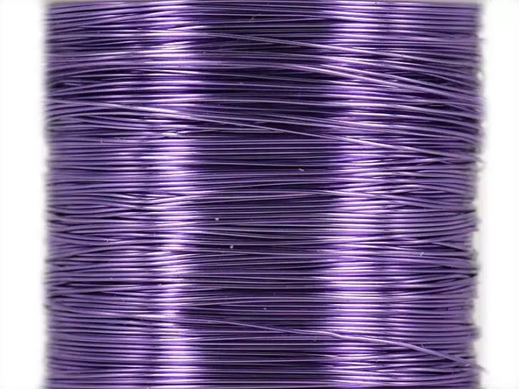 FILO DI RAME FINE hotfly - 0,18 mm - 15 m - blue purple