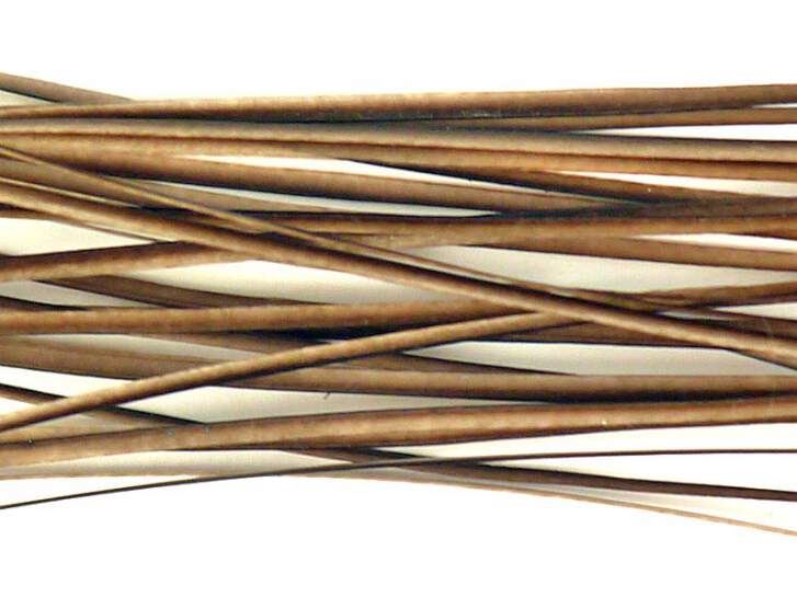 PEACOCK QUILLS HAND STRIPPED hotfly - 25 pc. - natural
