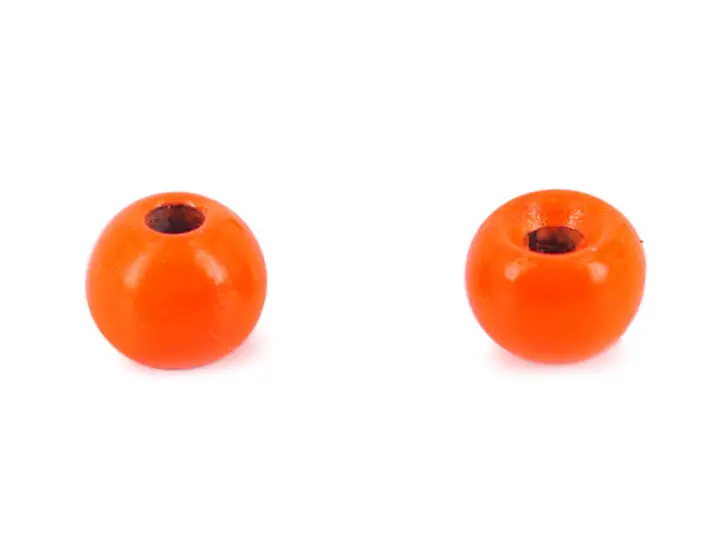 Palline in tungsteno - FLUO ARANCIONE - 10 pz. - 3,5 mm