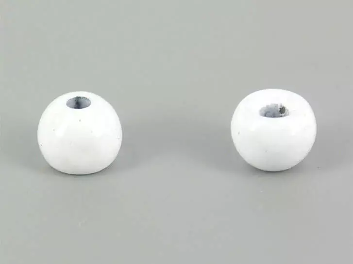 Palline in tungsteno - BIANCO - 10 pz. - 3,5 mm