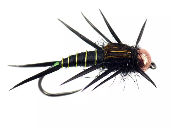 Black Elite Stonefly Nymph TG BL 4