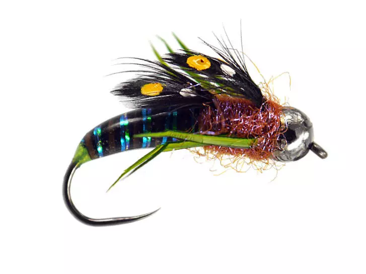 Dark Magic Glass Stonefly Nymph TG BL 4