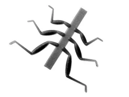 J:son Realistic Stonefly nymph legs - S1 - 12 pc. - black