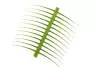 J:son Realistic tails & antennas - regular - 48 pc. - green