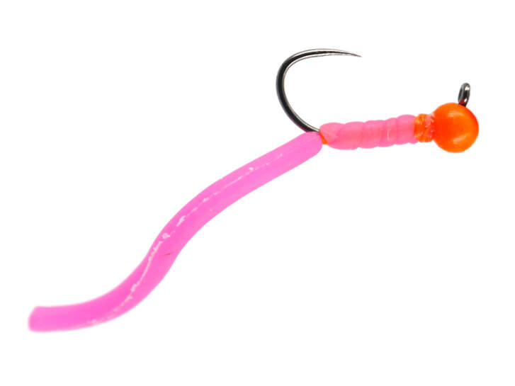 Hot Squirmy Worm Pink TG BL 8