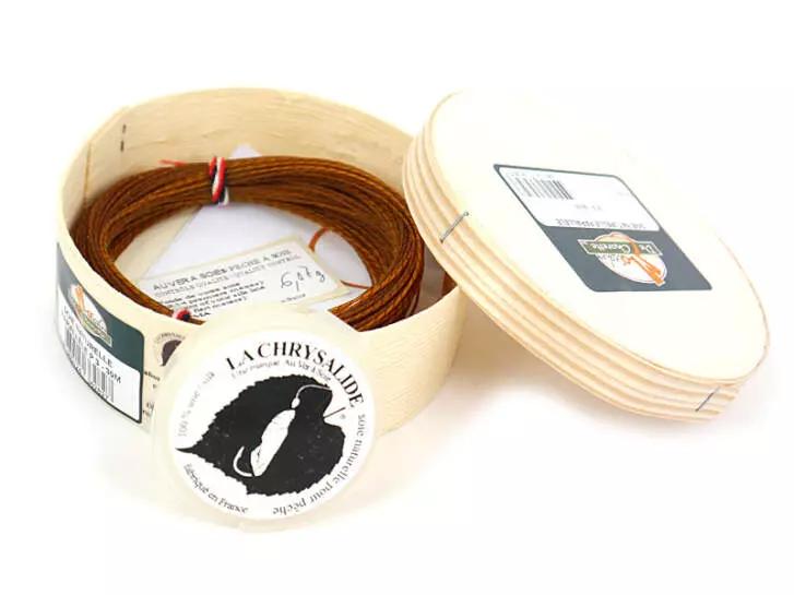 Coda di topo di seta naturale pêche à soie NATURELLE PARALLELE L - 30m - #3