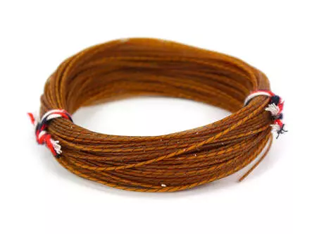 Coda di topo di seta naturale pêche à soie NATURELLE PARALLELE L - 30m - #3