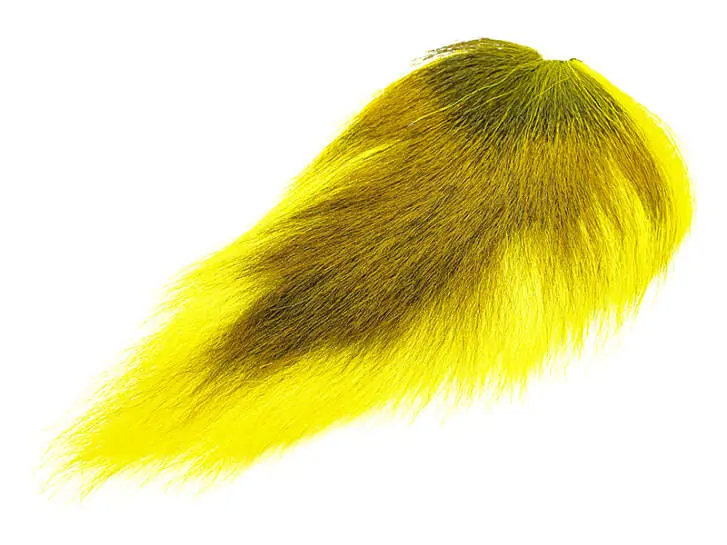 WHOLE BUCKTAIL PREMIUM XL hotfly - fluo yellow