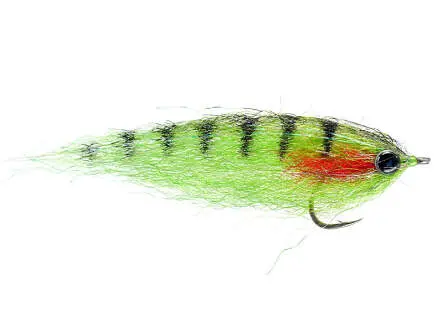 Bait King Chartreuse Tiger 4/0 - 12 cm