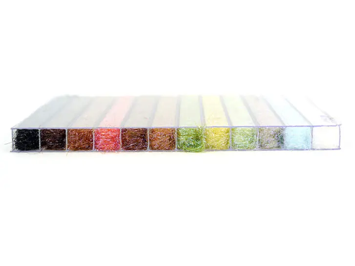 Dubbing dispenser V2 - MICROFLASH hotfly - selection 2 - 12 colors