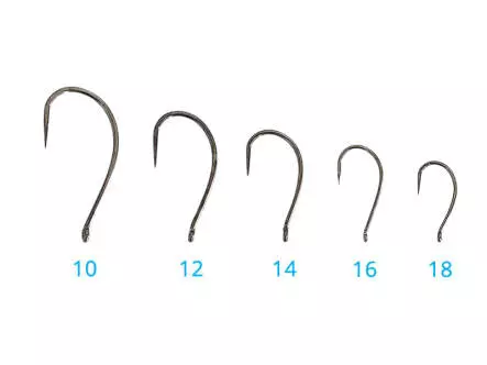 Ami hotfly CADDIS PUPA LARVA 1x fine barbless - 25 pz. - 10