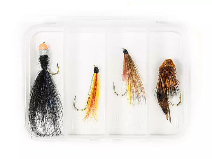Selezione STREAMERS CLASSIC V11 - 4 mosche con scatola