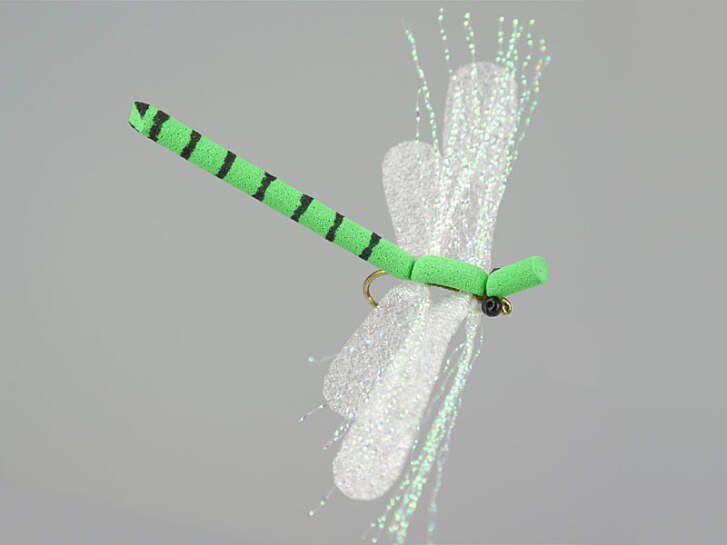 Large Dragonfly Green 8