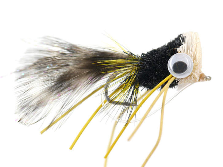 Herklotzn 10 Pezzi Popper di Pesca a Mosca, Esche da Pesca in Superficie Bassa Crappie Bluegill Panfish Trota Salmone Mosche