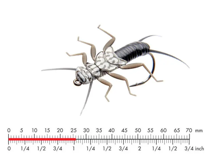 Stonefly Nymph 2 Black 26mm