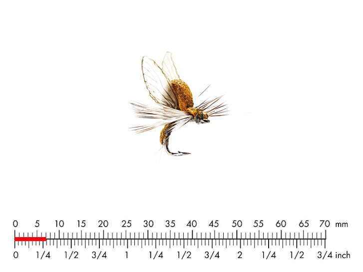 Mayfly Emerger E5 Olive Brown 7mm