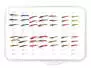 Selezione NINFE CHIRONOMI EVERY DAY - 42 mosche con scatola