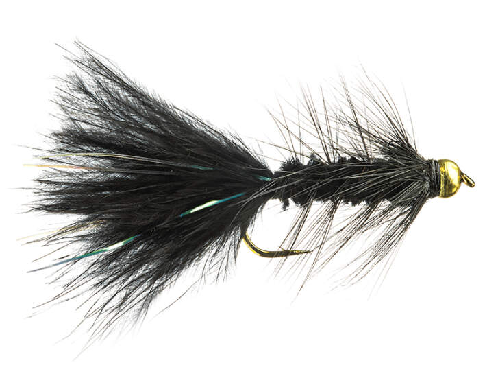 Pure Wooly Bugger Black 12