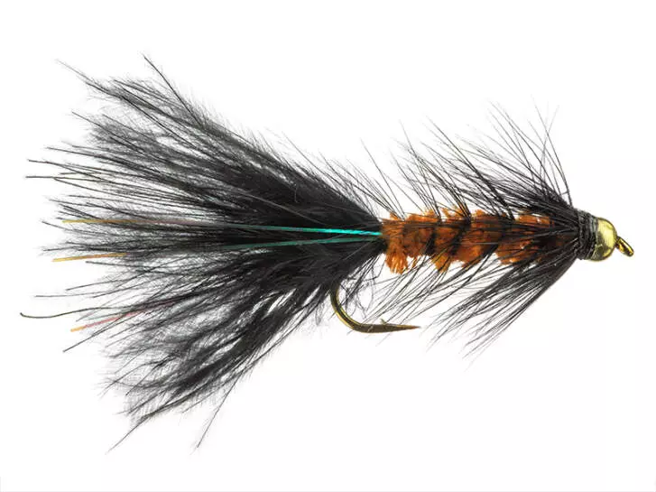 Pure Wooly Bugger Orange Black