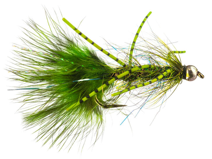 Peacock Wooly Bugger Green 6