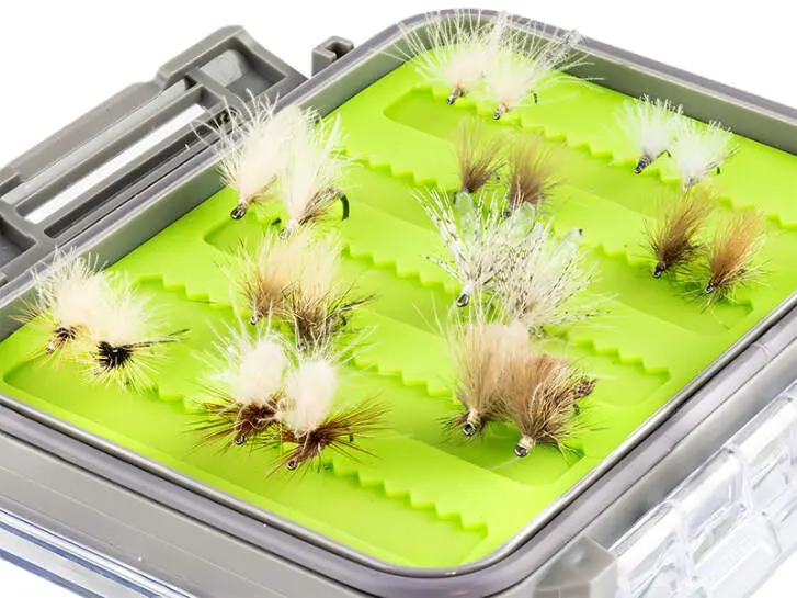 Fliegenset hotfly CDC EVO LTD - 20 Fliegen BL mit Box