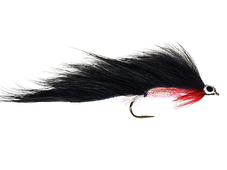 1 X Mouche De Peche Streamer Zonker Orange H8/10/12 Alevin White Fly Tying - Foto 6