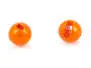 Tungsten Kopfperlen geschlitzt - METALLIC ORANGE - 100 Stk. - 3,0 mm