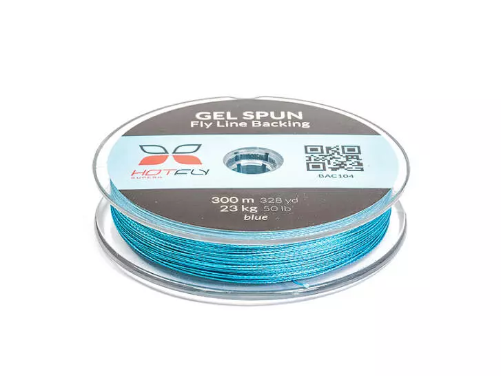GEL SPUN BACKING hotfly - blue - 23 kg / 50 lb - 300 m