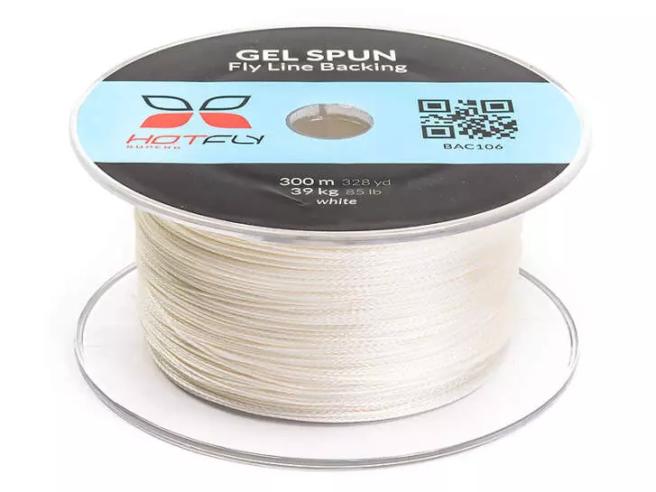 GEL SPUN BACKING hotfly - white - 39 kg / 85 lb - 300 m