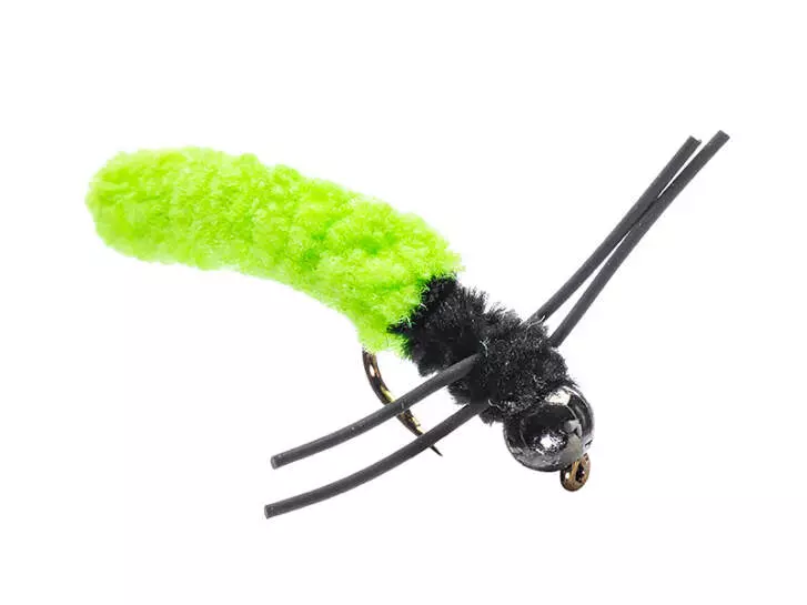 Rubber Leg Mop Fly Fluo Chartreuse 10