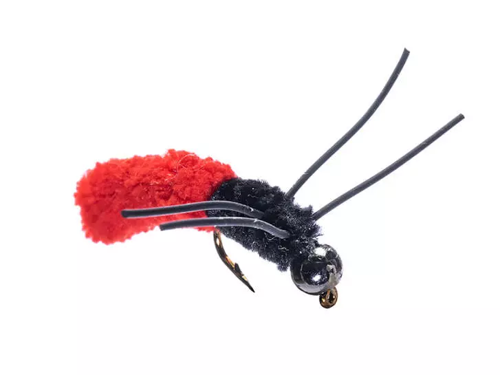 Rubber Leg Mop Fly Red 10