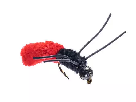 Rubber Leg Mop Fly Red 10