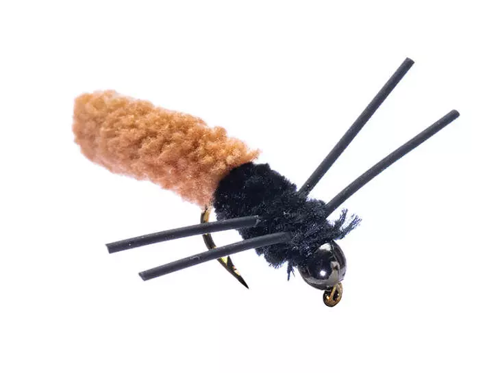 Rubber Leg Mop Fly Brown 10